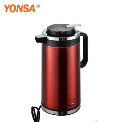 China 360 Degree Rotation Base Copper Components Clip 1.7 Liter Glass 2200 Watt CE Boildry Cordless Electric Kettle for sale