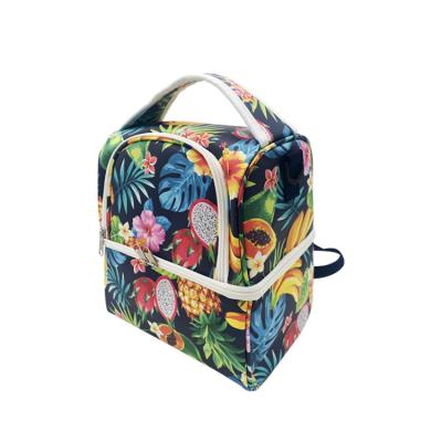 China Pattern Waterproof Custom Design Insulated Breastmilk Bottle Cooler Bag, Lunch Cooler Bag, Thermal Picnic Food Cooler Bag For Ladies for sale