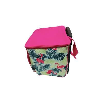 China Waterproof Outdoor New And Improved Insulated Cart Cooler Bag With L Rolls Removable Picnic Camping Beach for sale