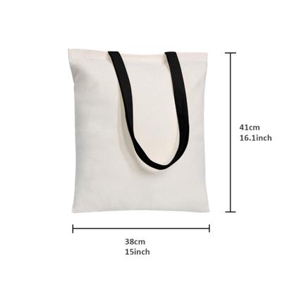 China Custom Colorful Recycled Cheap Reusable Shopping Bag Folding Cotton Canvas Tote Bag Shopping Shoulder Grocery Bag for sale