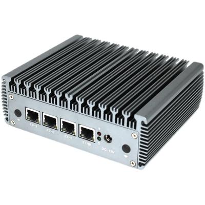 China For TOP Selling Business Computer PC Industrial Soft LAN VGA Industrial Quad Core 4 pfSense Fanless Appliances ESXI AES-NI Firewall Router J4125 Mini for sale