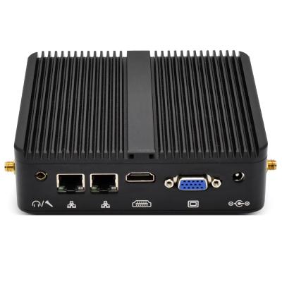 China Celern J4125 Dual Core DDR4 M.2 Quad Core Firewall Router Computer Topton Mini PC LAN 2COM 4K HD Window10 WiFi SSD Cheap Fanless Industrial Computer for sale