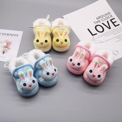 China Breathable Cute Newborn Toddler Soft Super Soft Animal Ears Design Booties Infant Baby Cotton Rabbit Socks Indoor Shoes for sale