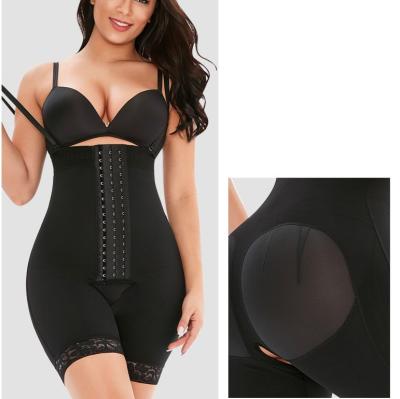 China Open Body Shaper Fajas Colombianas Reductoras Comfy Front Button Crotch Colombian Shapewear Viable Hot Selling for sale