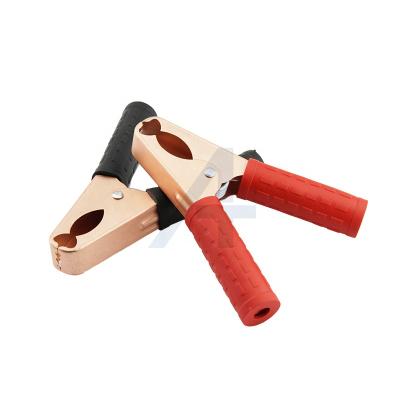 China JIALUN Auto Heavy Duty Battery Clips Battery Clamps Jumper Cables Clips 100 Amp Copper Alligator Clamp for sale