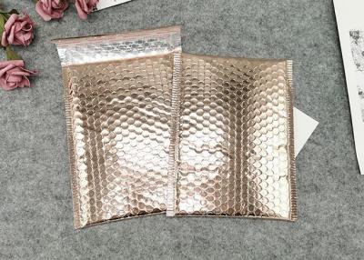 China Waterproof Metallic Foil  Bubble Package Envelope / Glamour Bubble Mailers Custom Logo for sale