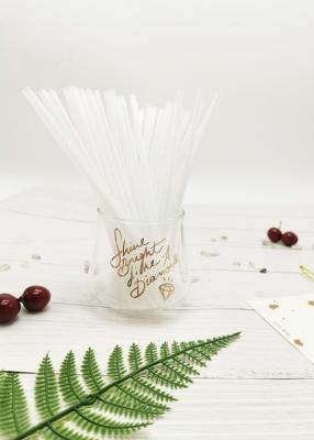 China Transparent  Drinking PLA Straw / Plastic Smoothie Straws FDA Approved for sale