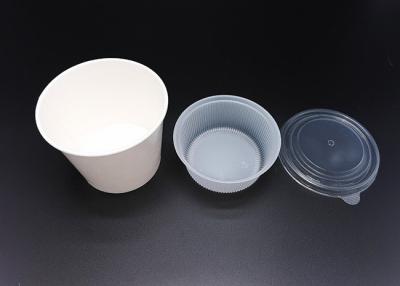 China Composatable Cardboard Food Packaging Boxes Small Disposable Bowls For Hot Food for sale