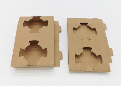 China Safe Cardboard Food Packaging Boxes Compostable  2 Holder Kraft Paper Cup Holder for sale