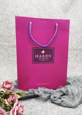 China High Grade Thick Paper Wine Gift Bags Custom Recycled Paper Bags With Logo for sale