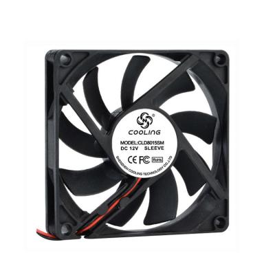 China Factory 80x80x15mm 8cm 80mm High Quality 12v DC Brushless Axial Fan for sale