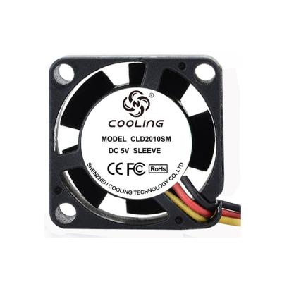 China Low Noise Factory 20x20x10mm 5v 12v DC Brushless Axial Fan for sale