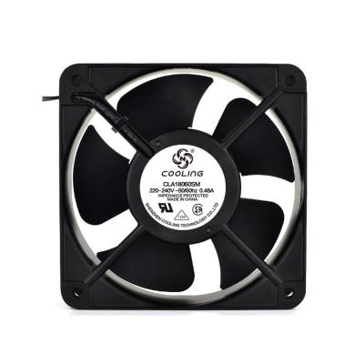 China Factory AC Motor Axial Fan 220V 180x180x60mm 18060 Sockets / Industrial Brushless Ball Fan for sale