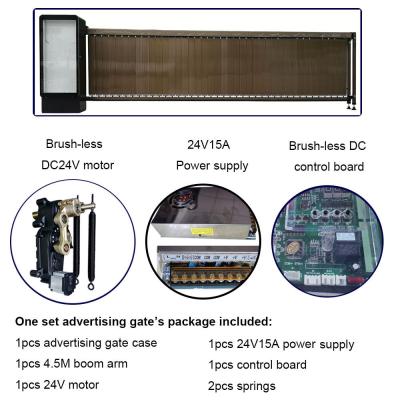 China 1000M Or Lower Altitude Automatic Flap Barrier Gate For Commercial Advertising for sale