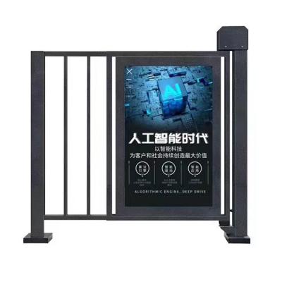 China 24V DC Pedestrian Swing Barrier Gate Customized With Face Recognition for sale