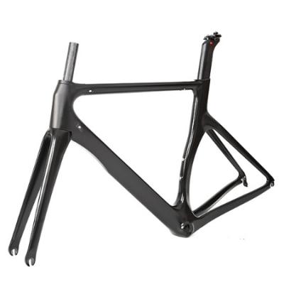 China Road Bikes OEM Road Bike Frameset Light Up Ultra Carbon T800 Aero Design Bike Frame For Racing Bike for sale