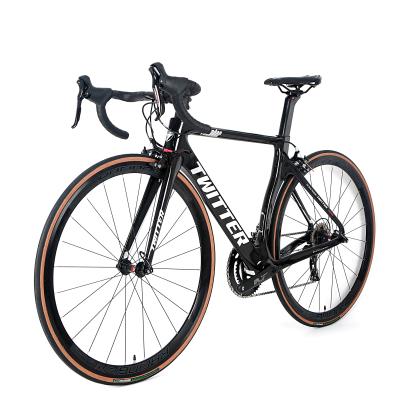 China Cheap Sale Carbon Fiber Alu Alloy Rim Light Weight Cycling Bike 700C 22 Best Speeds Carbon Fiber Racing Bike Racing Bicycle for sale