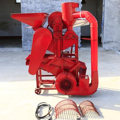 China Peanut-Processing Mini Multi Crop Wheat Rice Small Dryer Bean Groundnut Sheller Thresher Machine for sale