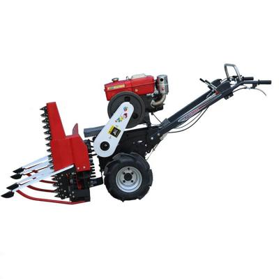 China Various Hand Held Farmland Gasoline 8hp 4G90 Mini Rice Combine Harvester For Sale for sale