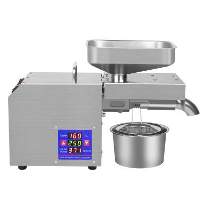 China Hotels Mini Oil Press Machine for Sunflower Oil Extractor Vegetable Seed Oil Press for sale