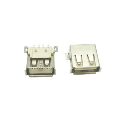 China Home Appliances Low Price Micro 2.0 Usb Socket Usb Connector Female USB-Af A Type 180 Degr for sale