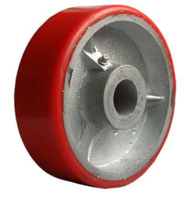 China Resistant To Most Chemicals Factory Sale Single PU Coated Steel Caster Wheel for sale