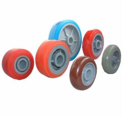 China Industry PP/PU Solid Single Wheel Caster PU Wheel for sale