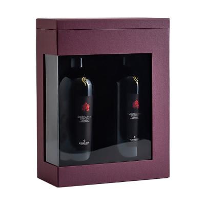 China Recycled Materials Cardboard Manufacturer Luxury Packaging High End Red Wine Gift Box And Cardboard OEM Logo Custom Items Packaging Industrial Packaging for sale