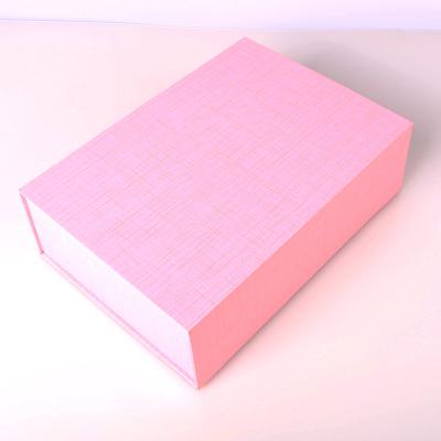 China Recycled Materials Folding Paper Box Manufacturer Luxury Packaging Black Apparel Gift Shoe Accessories Hair Ribbon Custom Wig Bangs Bra Magnet for sale