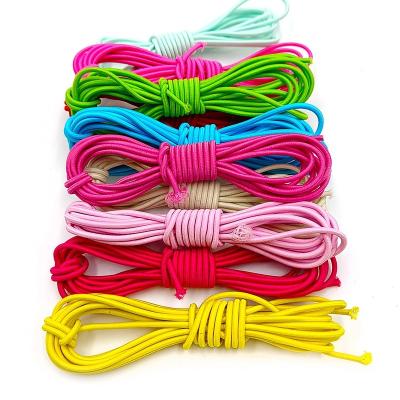 China Sustainable Wholesale Strong Elasticity Round Elastic Cord For Clothing Cuffs Hem Socks for sale