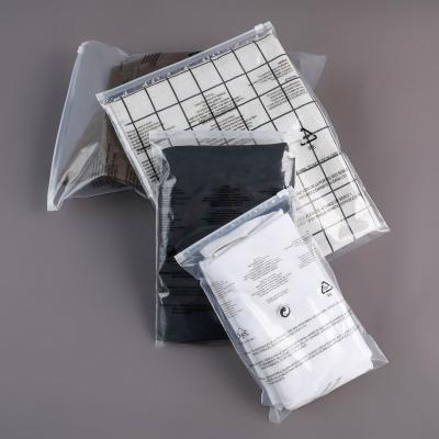 China Disposable Clothing Packaging Underwear Poly Bag Transparent Packaging Plastic Bag for sale