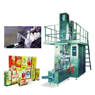 China GARMENT Juice Carton Box Filling Packing Machine For Flavor 200ml Juice Filling Sealing Equipment for sale