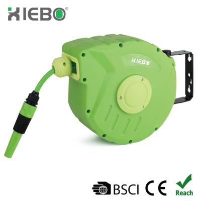 China Adjustable CE Approved Wall Mounted Slow Retractable Garden Water Hose Reel for sale