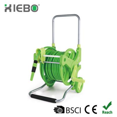 China Hot Selling Adjustable 45m/150ft Adjustable Handle Hose Reel Trolley For Garden Yardswork XBW-E03 for sale