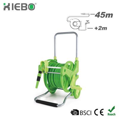 China 45m/150ft adjustable flexible handle hose reel cart for yarworks XBW-E03 for sale