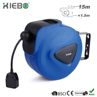 China Mini Industrial Equipment 50ft/15m XBE-B01 Automatic Retractable Cable Reel for sale