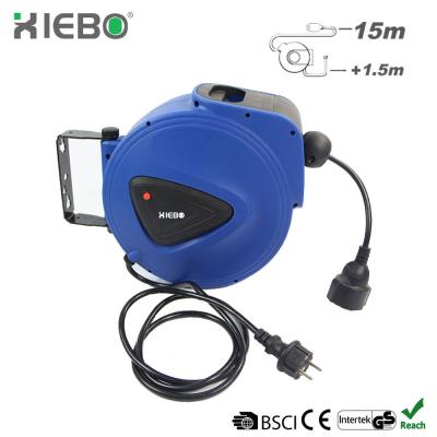 China XBE-B01 industrial equipment industrial spring plastic15m automatic cable reel for sale