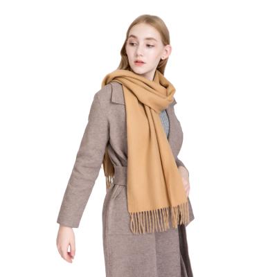 China Autumn Sweater cozy winter spring warm shawl silk cashmere blended knitted pashmina scarf for women for sale