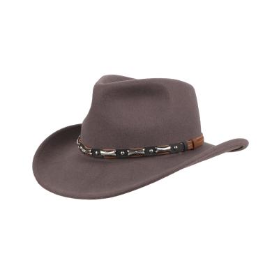 China Fashion To Huayihats 2022 Best Seller 100% Cowboy Felt Hat Australian Wool Western Hat for sale