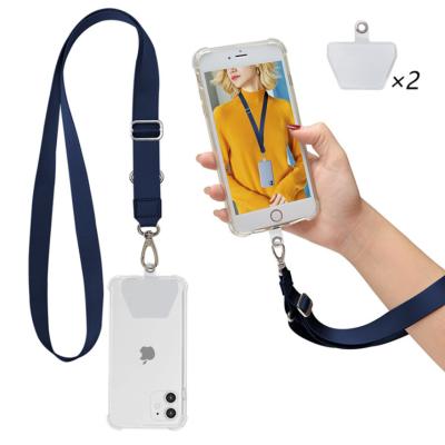 China New Fashiontable Telescopic Wrist Lanyard Multifunctional Mobile Phone Rope with Transparent Trim Lanyard for sale