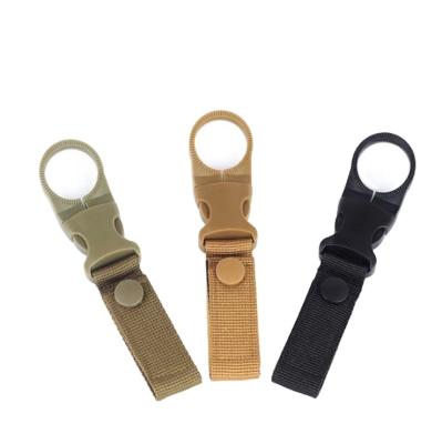 China New Mountaineering Mineral Water Buckle Drink Bottle Strap Nylon Nylon Lanyard for sale