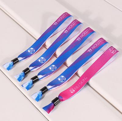 China Wholesale Promotional Promotional Gift Custom Polyester Dyed Sublimation Wristband Lanyard for sale