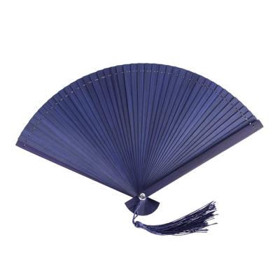 China Wholesale China Custom Small Portable Bamboo Fan Fan Gift Folding Craft Fan for sale