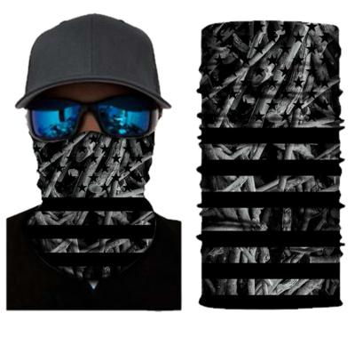 China Outdoor Sports Outdoor Sports Custom Printed High Elastic Face Outdoor Cycling Seamless Multifunctional Bandana for sale