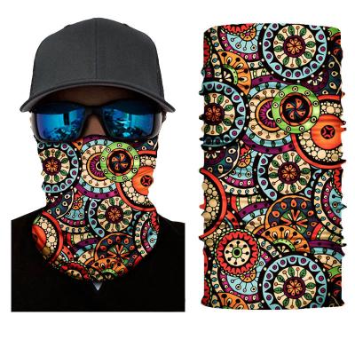 China Outdoor Sports Outdoor Sports Hot Sale European American Printed Breathable Shade Do Not Fade Seamless Colorful Bandanas For Sale for sale