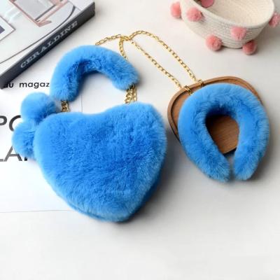 China Wholesale Girls Hair Decoration Girls Hair Decoration Factory Plush Love Purse Headband Set For Ladies And Children for sale