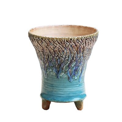 China Modern Large Size Ceramic Plant Pots Planters Outdoor Flower Pots For Tree Pots For Living Room for sale