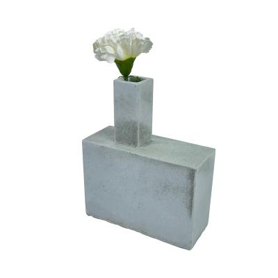 China Living room minimalist minimalist decoration style flower vase resin Nordic home vase for sale