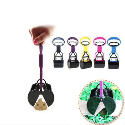 China Factory Viable Pet Mini Travel Dog Poop Catcher Tool Cat Products Dog Poop Scooper Clean Dog Poop Picker for sale