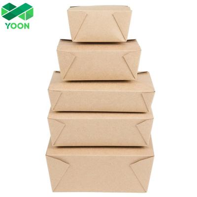 China Recyclable Disposable Paper Take Out Food Containers To Go Food Bowls For Restaurants Catering for sale